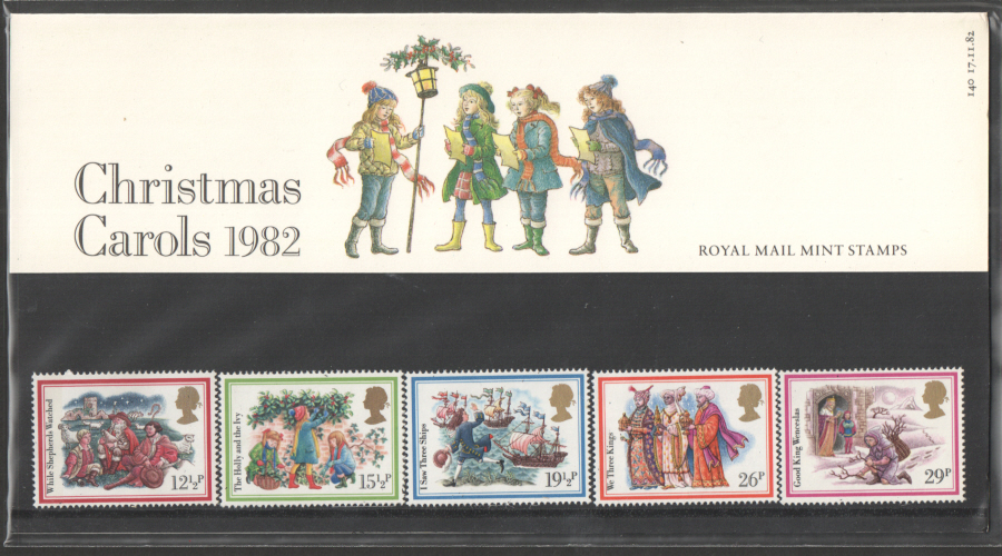 (image for) 1982 Christmas Royal Mail Presentation Pack 140